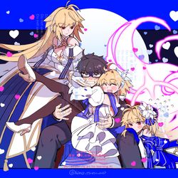 This is a pixiv picture whose title is 【skeb】アーキタイプ:アース（アルクェイド）と遠野志貴.