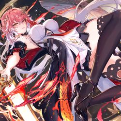This is a pixiv picture whose title is 長離.
