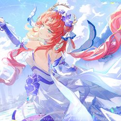 This is a pixiv picture whose title is 妮露新衣服.