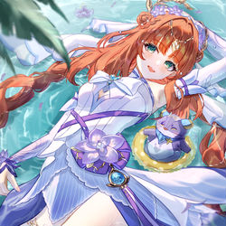 This is a pixiv picture whose title is 新衣装ニィロウちゃん.