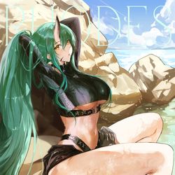 This is a pixiv picture whose title is Hoshiguma - Coral Coast.