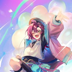 This is a pixiv picture whose title is 鹿野院平蔵誕生祭2024.
