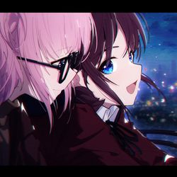 This is a pixiv picture whose title is 这样的小孩谁能不迷糊.