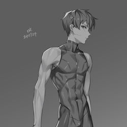 This is a pixiv picture whose title is 練習.