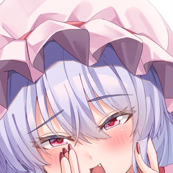 This is a pixiv picture whose title is ささやきレミリア.