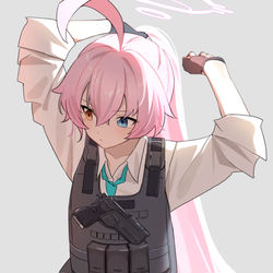 This is a pixiv picture whose title is ホシノ.