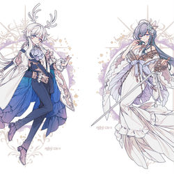 This is a pixiv picture whose title is 🌙드레스 디자인 cm🌙.