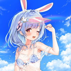 This is a pixiv picture whose title is 兎田ぺこら ｜ Usada Pekora.