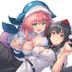 This is a pixiv picture whose title is 【依頼】美宵＆文.
