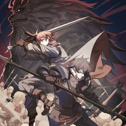 This is a pixiv picture whose title is 【仕事絵】 魔王と勇者の戦いの裏で5.