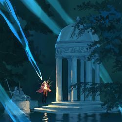 This is a pixiv picture whose title is ハウルの動く城.