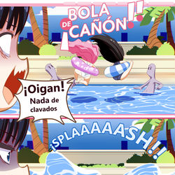 This is a pixiv picture whose title is Pool Impact.