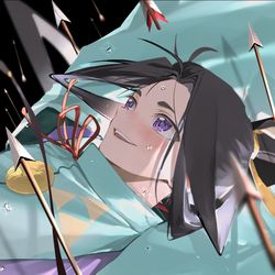 This is a pixiv picture whose title is 逃げ若.