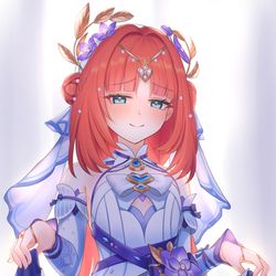 This is a pixiv picture whose title is 【原神】新衣装ニィロウ.