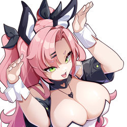 This is a pixiv picture whose title is Nicole bunnysuit ZZZ.
