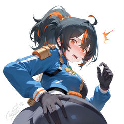 This is a pixiv picture whose title is Zhu Yuan・朱鳶 『Zenless Zone Zero』.