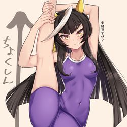 This is a pixiv picture whose title is 直線バランス.
