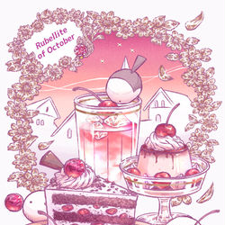 This is a pixiv picture whose title is 10月のルベライト.