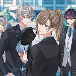 This is a pixiv picture whose title is 私立願ヶ丘高校.