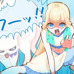 This is a pixiv picture whose title is わんぷり２５話.