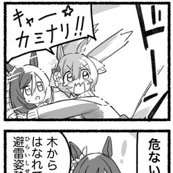 This is a pixiv picture whose title is まいにちファル子☆ #202「かみなり対処法」.