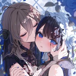 This is a pixiv picture whose title is 秘密の園.