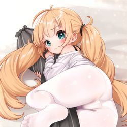 This is a pixiv picture whose title is Hugging Miu.
