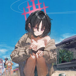 This is a pixiv picture whose title is Misaki.
