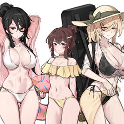 This is a pixiv picture whose title is Summer casual Squad.