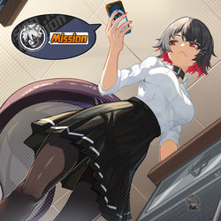 This is a pixiv picture whose title is 鲨鱼妹.