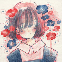 This is a pixiv picture whose title is きみの声.