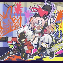 This is a pixiv picture whose title is イカす邪兎屋.