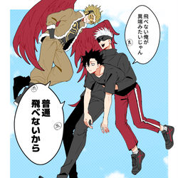 This is a pixiv picture whose title is ジャンプ作品推しクロスオーバー.
