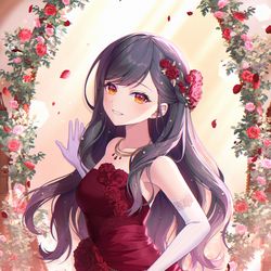This is a pixiv picture whose title is 白石杏誕生祭2024.