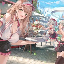 This is a pixiv picture whose title is 【NIKKE】 夏至の日.