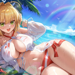 This is a pixiv picture whose title is 尼禄.