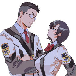 This is a pixiv picture whose title is ガンパレの絵まとめ.