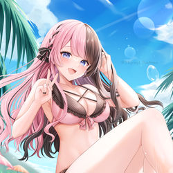 This is a pixiv picture whose title is 【告知あり】ひなーのとバカンス！.