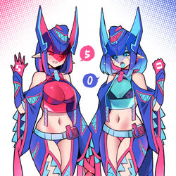 This is a pixiv picture whose title is アルティメットリバイス.