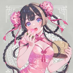 This is a pixiv picture whose title is Peach.