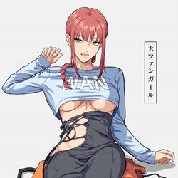 This is a pixiv picture whose title is マキマ.