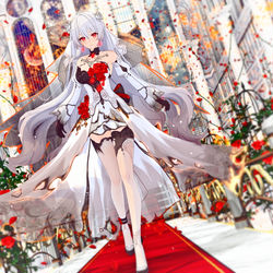 This is a pixiv picture whose title is 【崩壊3rd MMD】テレサ・アポカリプスさん その７.