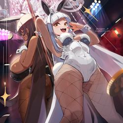 This is a pixiv picture whose title is ブランとノワール.