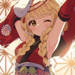 This is a pixiv picture whose title is 祭りことね.