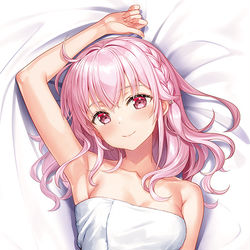 This is a pixiv picture whose title is HIGHSPEED Étoile 輪堂 凛 抱き枕カバー.