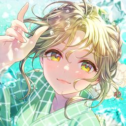This is a pixiv picture whose title is Muskmelon.