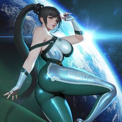 This is a pixiv picture whose title is Stellar Blade Eve.