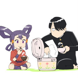 This is a pixiv picture whose title is 米は力.