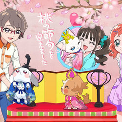 This is a pixiv picture whose title is 🐶０４´　「何より嬉し雛祭」.