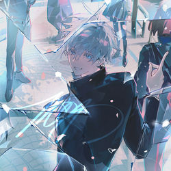 This is a pixiv picture whose title is Gojo Satoru.
